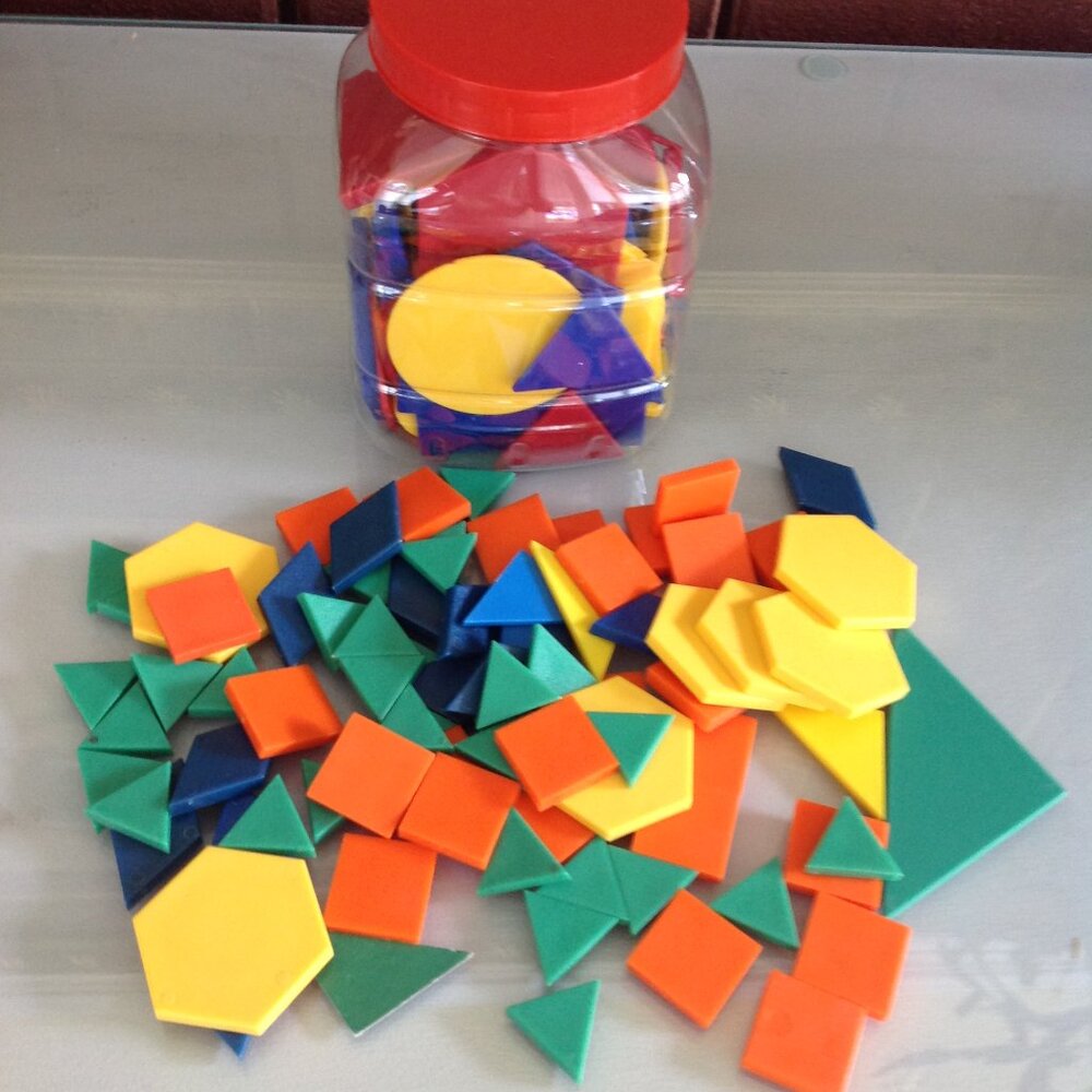 Multi Colored Geometric Shapes - Picture 3 of 3